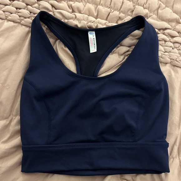 Free People Movement Lightening Synergy sport bra in navy - Picture 3 of 6